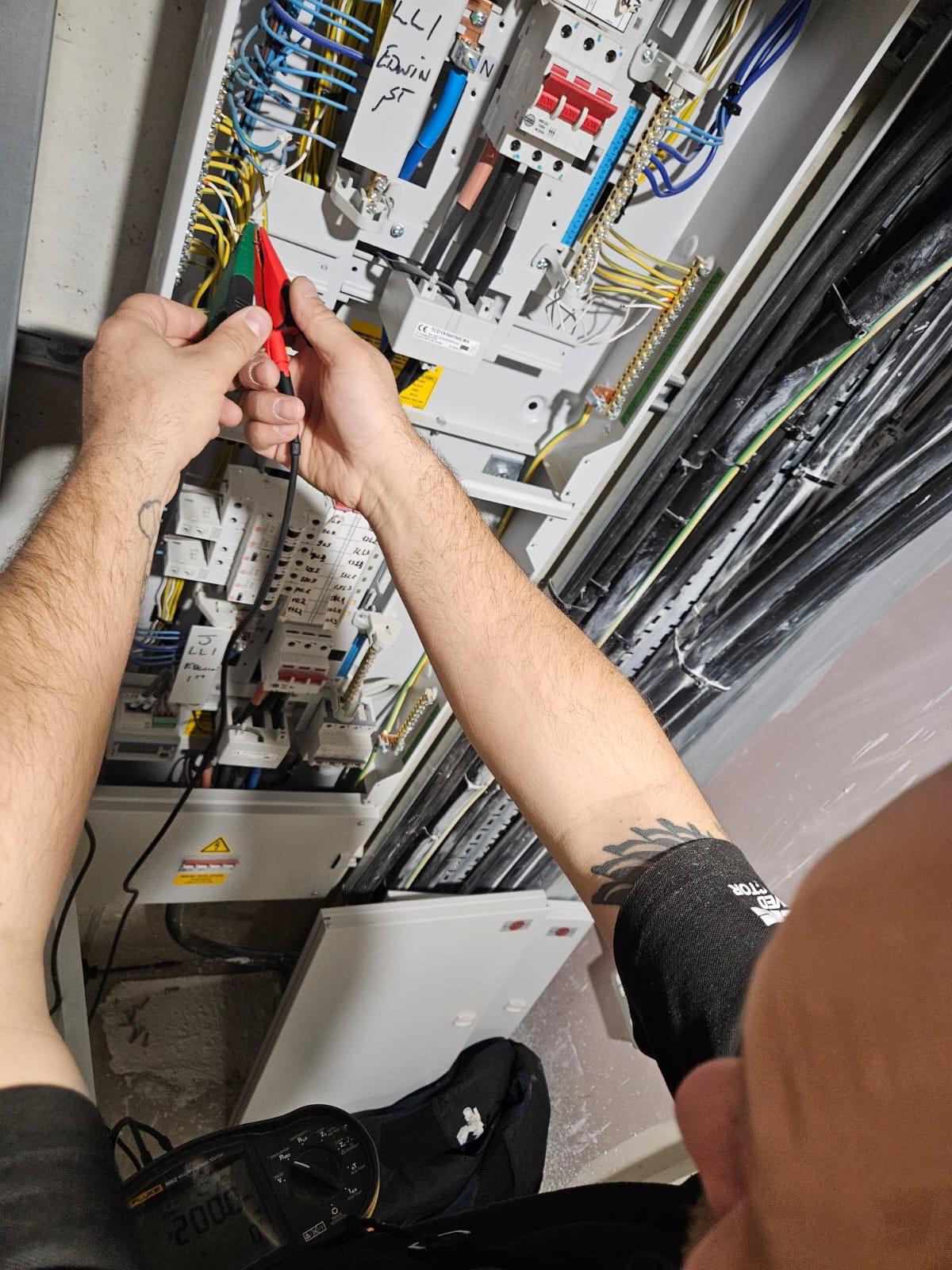Calcon engineer working on site